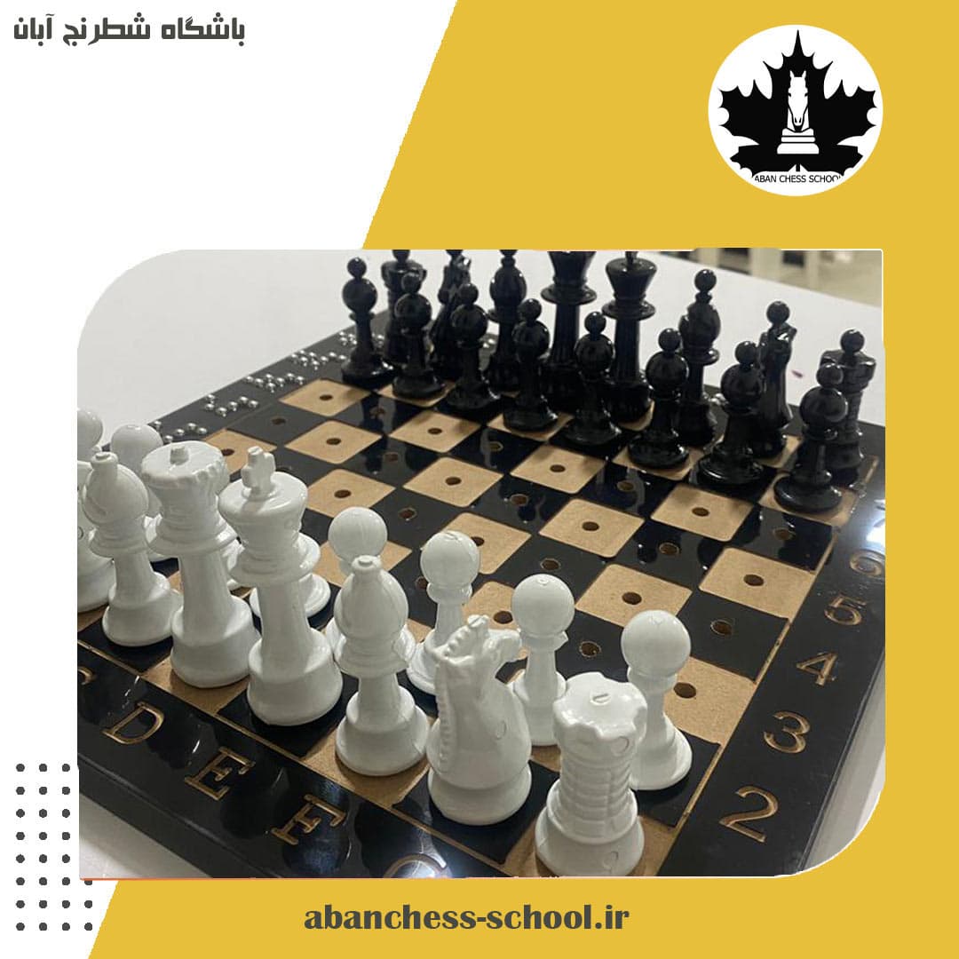 برگزاری کلاسهای آموزش شطرنج برای جامعه کم بینایان شهرستان ساوجبلاغ در باشگاه شطرنج آبان